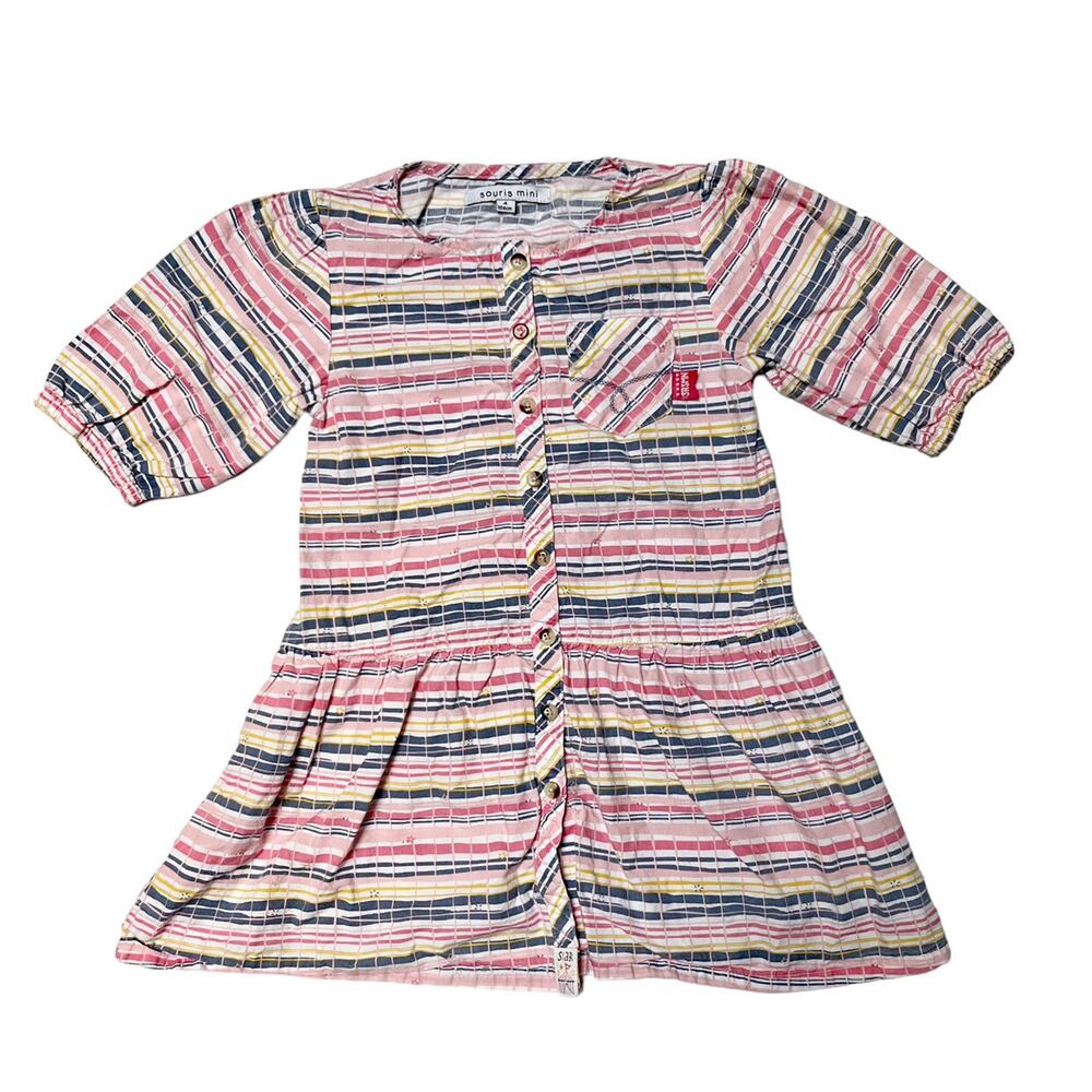 Souris Mini Striped Circus Dress Size 4